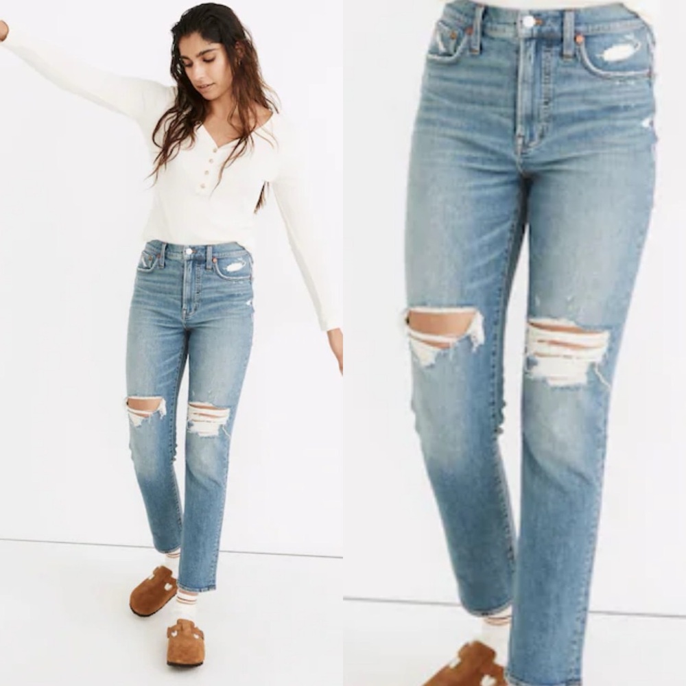 Madewell The Perfect Vintage Jean in Denman Wash size 26 NC328